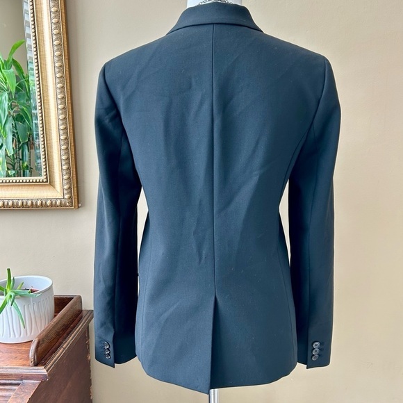J. Crew Dover Blazer Double Breasted Black Size 4 - Picture 8 of 13